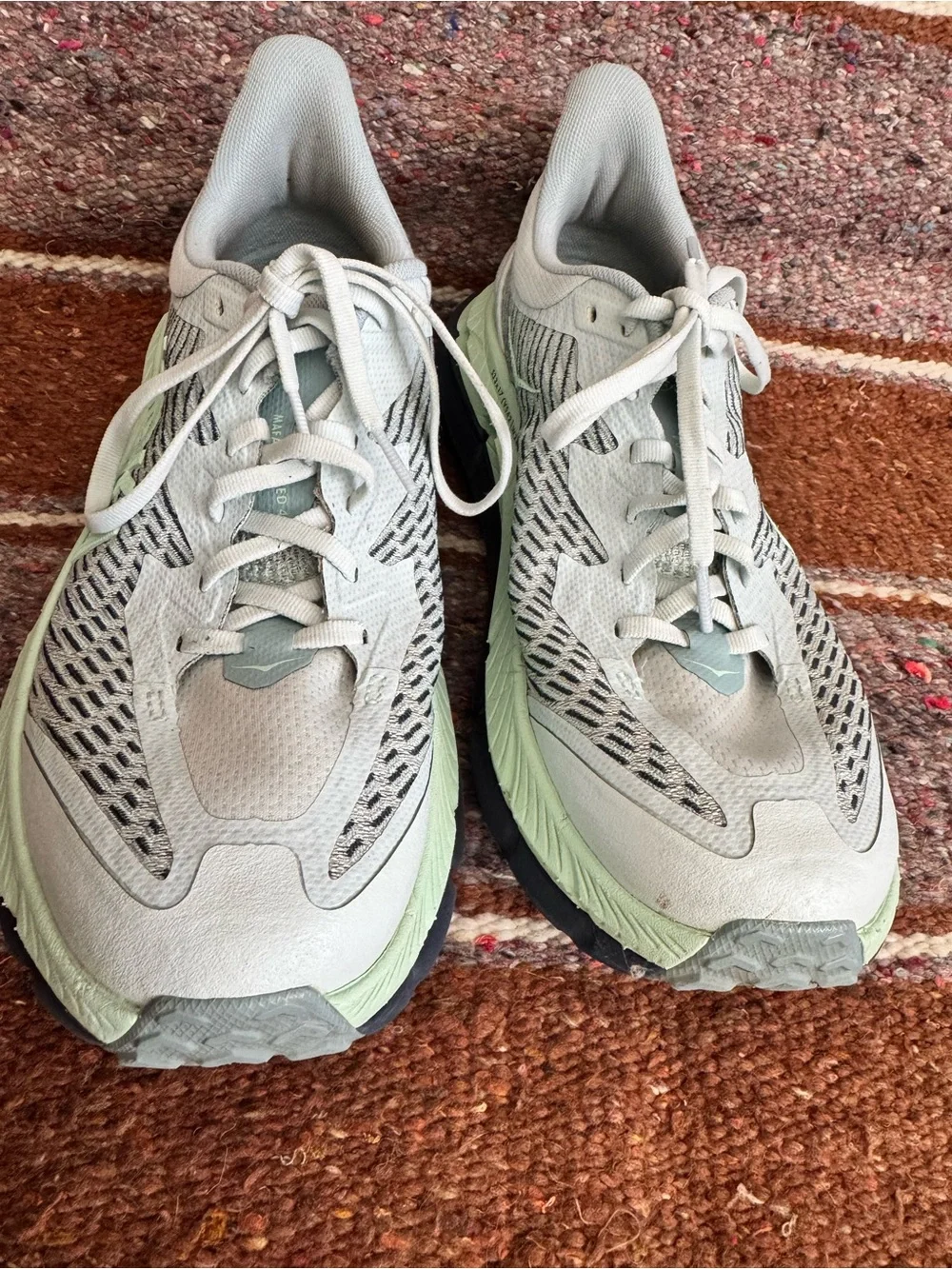 Hoka Women's Mafate Speed 4 Trail Mint Running Shoes Size 9.5